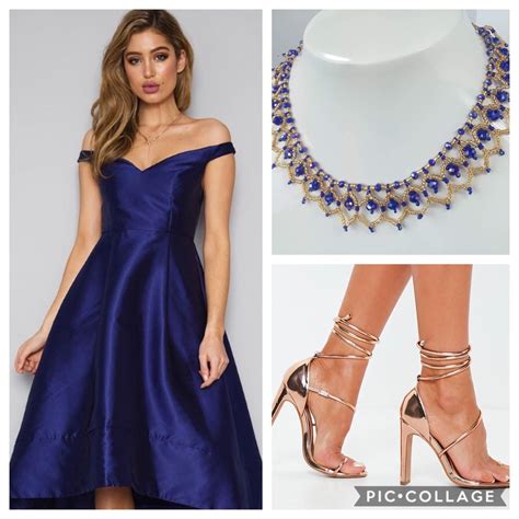 blue dress jewelry.